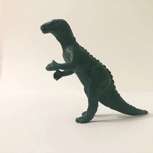 Vintage Marx Iguanodon Dinosaur Dark Green  Figure - Picture 1 of 16